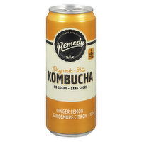 Remedy - Kombucha Organic Giner, 330 Millilitre