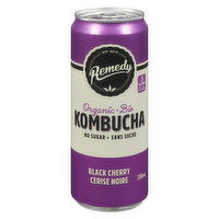 Remedy - Kombucha Cherry Plum Organic, 330 Millilitre