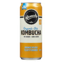 Remedy - Kombucha Orange Splash Organic, 330 Millilitre