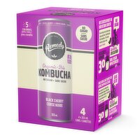 Remedy - Black Cherry Kombucha, 4 Each
