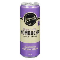 Remedy - Kombucha Passionfruit Organic, 355 Millilitre