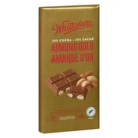 Whittakers - Almond Gold Milk Chocolate Bar, 200 Gram