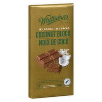 Whittakers - Coconut Block Milk Chocolate Bar