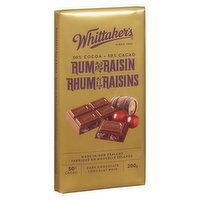 Whittakers - Rum Raisin Chocolate Bar, 200 Gram