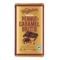 Whittakers - Peanut and Caramel Brittle, 250 Gram