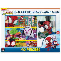 Spidey And His Amazing Friends - First Look & Find, Book & Giant Puzzle, 1 Each