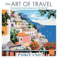 Sellers Publishing - The Art of Travel: Enchanted Destinations of the World 2027 Square Wall Calendar, 1 Each