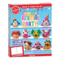 Air-Dry Clay Animal Party - Book & Craft Kit, By Klutz, 1 Each