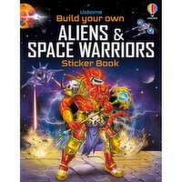 Build Your Own Aliens & Space Warriors - Sticker Book, 1 Each