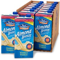 Blue Diamond - Almond Breeze Vanilla Unsweetened, 12 Each