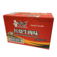 Master Kong - Braised Beef Flavor Soup Noodle, 12 Each