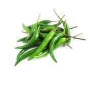 Peppers - Green Thai Chili Pepper, 1 Pound