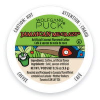 Wolfgang Puck - Coffee Pods, Jamaican Me Crazy, Bulk, 1 Each