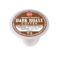 Western Family - Dark Roast Ground Single Serve Coffee Pods, 1 Each