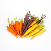 Carrots - Rainbow Organic Bag, 340 Gram