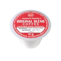 Western Family - Original Blend Single Serve Ground Coffee Pods, 1 Each