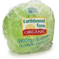 Earthbound Farm - Lettuce, Iceberg, Organic, 1 Each