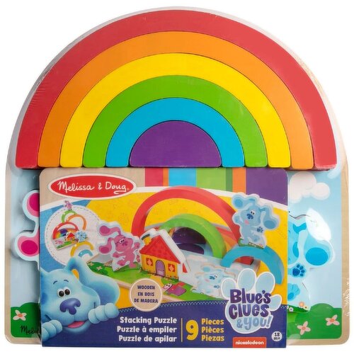Melissa & Doug - Blue Clues Wood Rainbow Puzzle