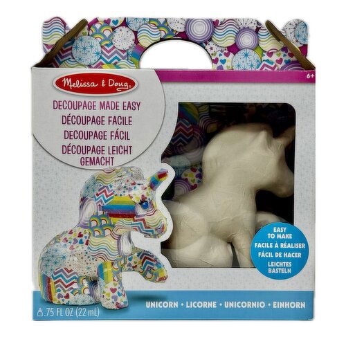 Melissa & Doug - Decoupage Made Easy Unicorn