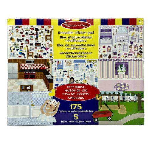 Melissa & Doug - Reusable Sticker Pad 3pk