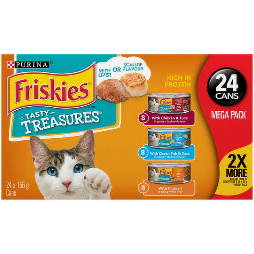 Purina - Friskies Tasty Treasures Variety Pack