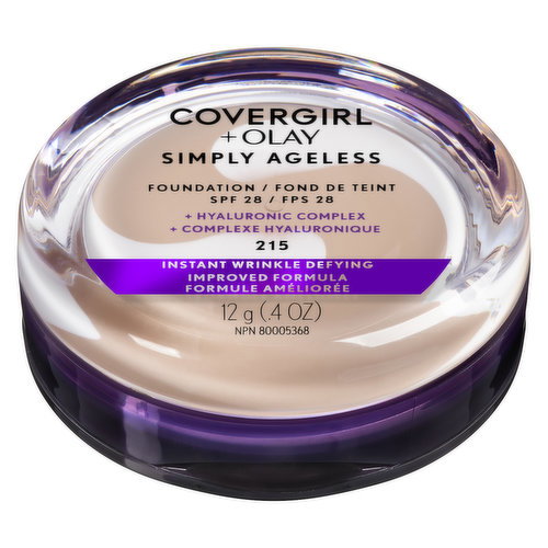 Cover Girl - +Olay Simply Ageless Foundation - Natural Ivory