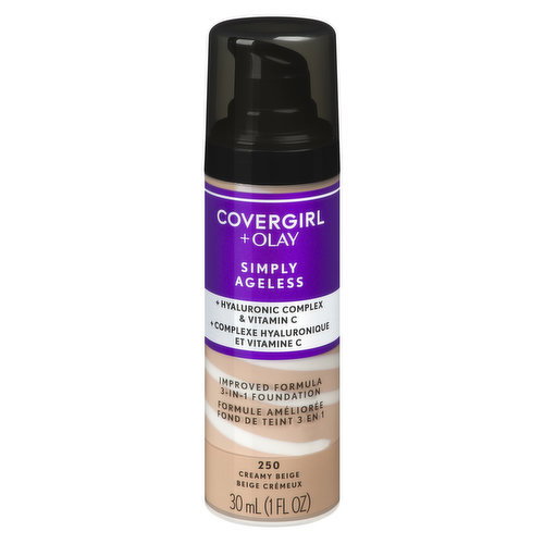 Cover Girl - +Olay Simply Ageless Foundation - Creamy Beige