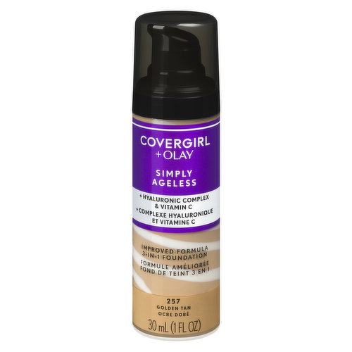 Cover Girl - +Olay Simply Ageless Foundation - Golden Tan