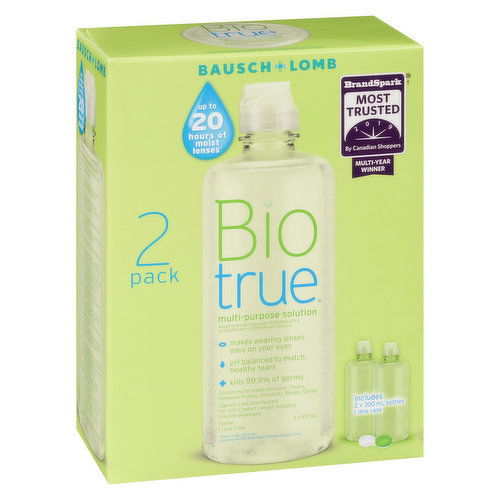 Bausch & Lomb - Bio True Contact Lens Solution