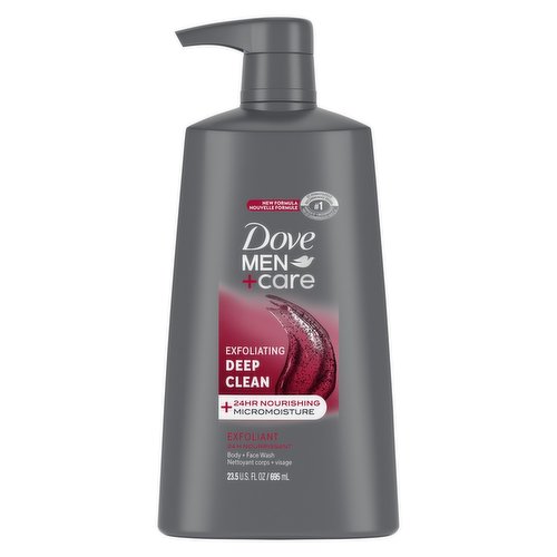 Dove - Body Wash Exfoliating  Deep Clean Pump