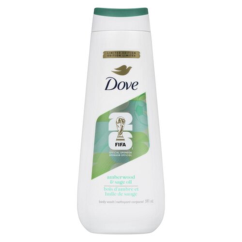 DOVE - Body Wash Amberwood & Sage Oil, Limited Edition