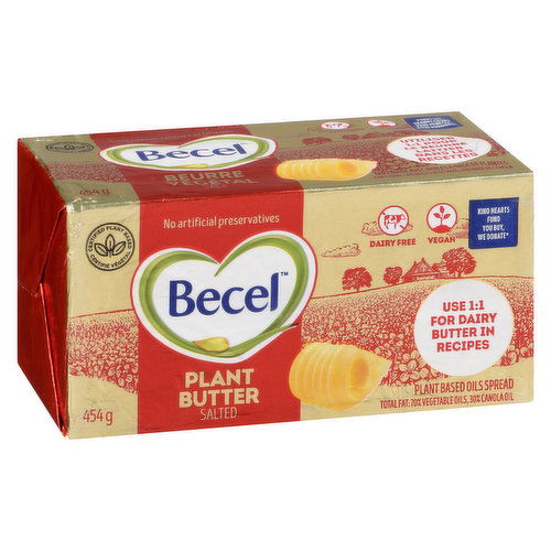 Becel - Plant Based Butter Bricks - Salted