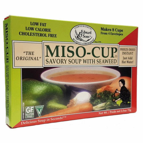 Edward & Son - Seaweed Miso Soup Cup