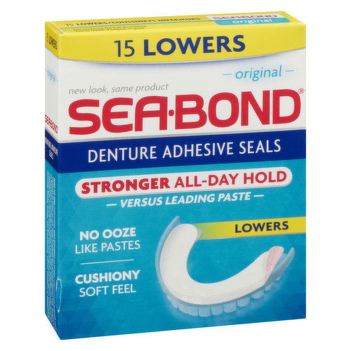 Sea Bond - Denture Adhesive Seals Original Triple Action