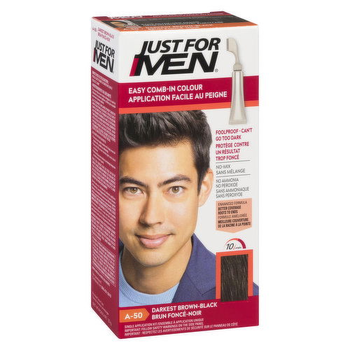 Just For Men - AutoStop Hair Colour - A-50 Darkest Brown/Black