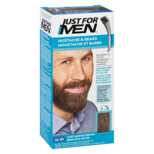 Juist for Men - Just for Men Mstche and Brd Lt-MedBrn