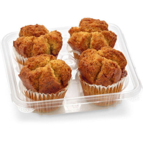 Bake Shop - Lemon Poppy Muffin 4PK