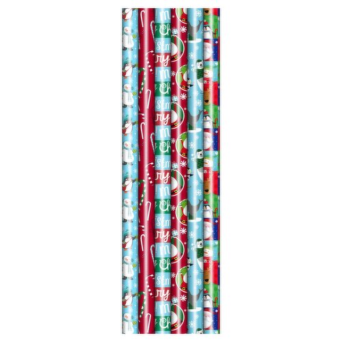 Bulk Holiday Fun Wrapping Paper - PM 40 in 150 Sq Bulk Holiday Fun