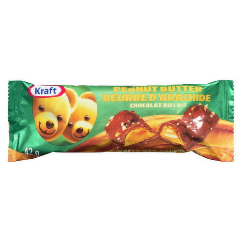 Kraft - Milk Chocolate Peanut Butter Wafer Bar