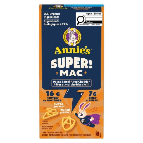 Annie's - Super Mac Shapes Pasta & Real Aged Cheddar