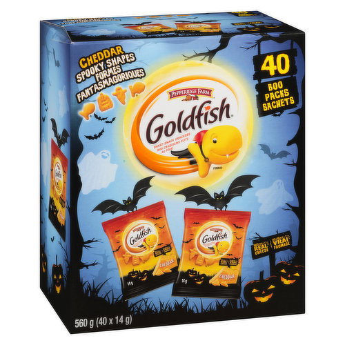 Pepperidge Farm - Goldfish Baked Snack Crackers, Cheddar Spooky Shapes