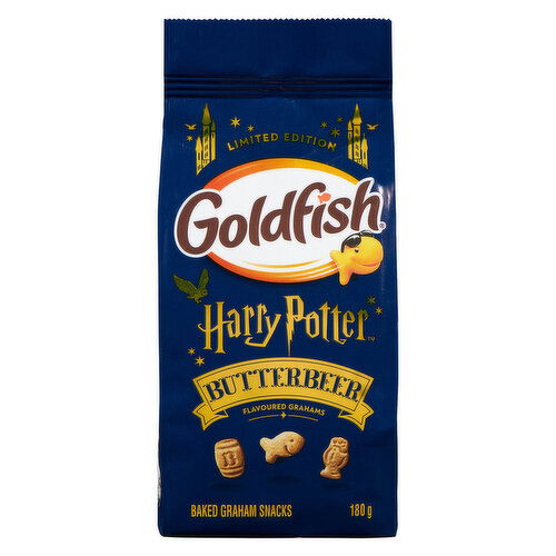 Goldfish - Harry Potter Baked Graham Snacks - Butterbeer Flavour
