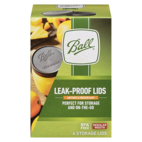 Bernardin - Ball Regular Mouth, Leak-Proof Lid