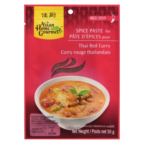 Asian Home Gourmet - Thai Red Curry Paste - Mild