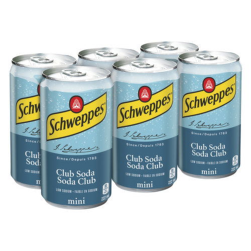 Schweppes - Club Soda Low Sodium