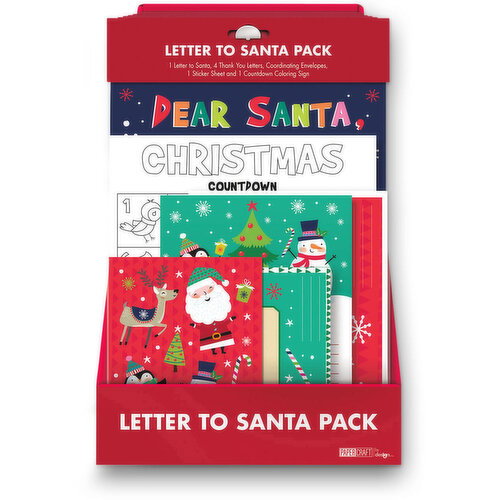 Papercraft - Holiday Letter To Santa Kit