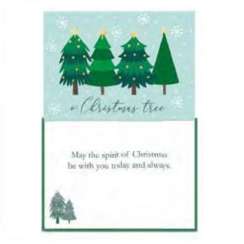 Paper Craft - Christmas Tree Christmas Card