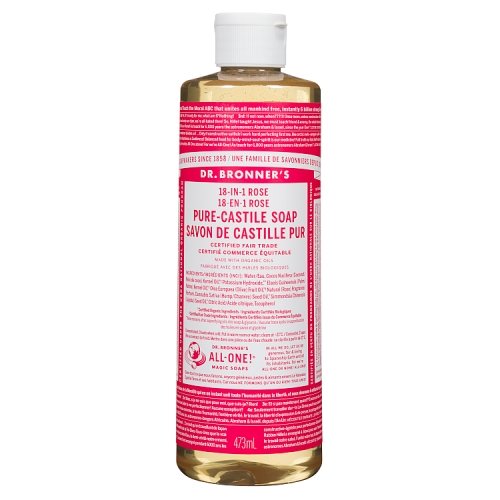 Dr Bronner - Pure Castile Liquid Soap Rose