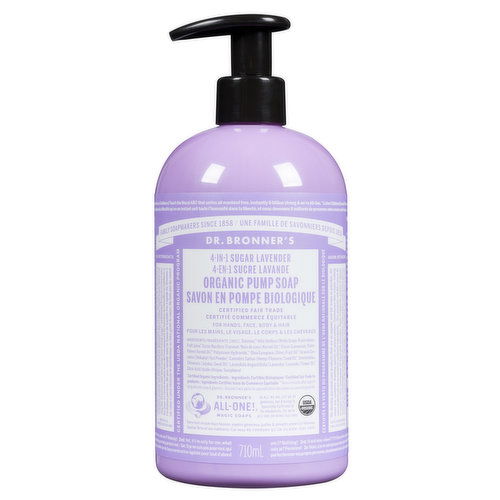 Dr Bronner - Pump Soap 4-in-1 Lavender