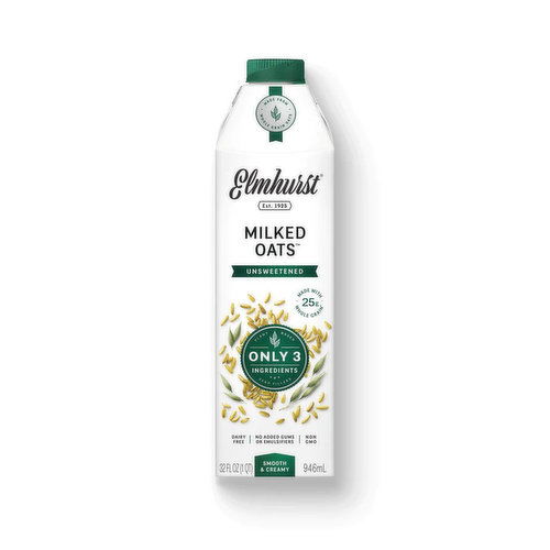 Elmhurst - Milked Unsweetened Oats